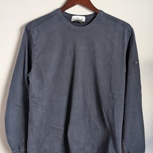 Stone Island FW20 Garment Dyed Crewneck Sweatshirt Navy Blue 731564450 Men’s M